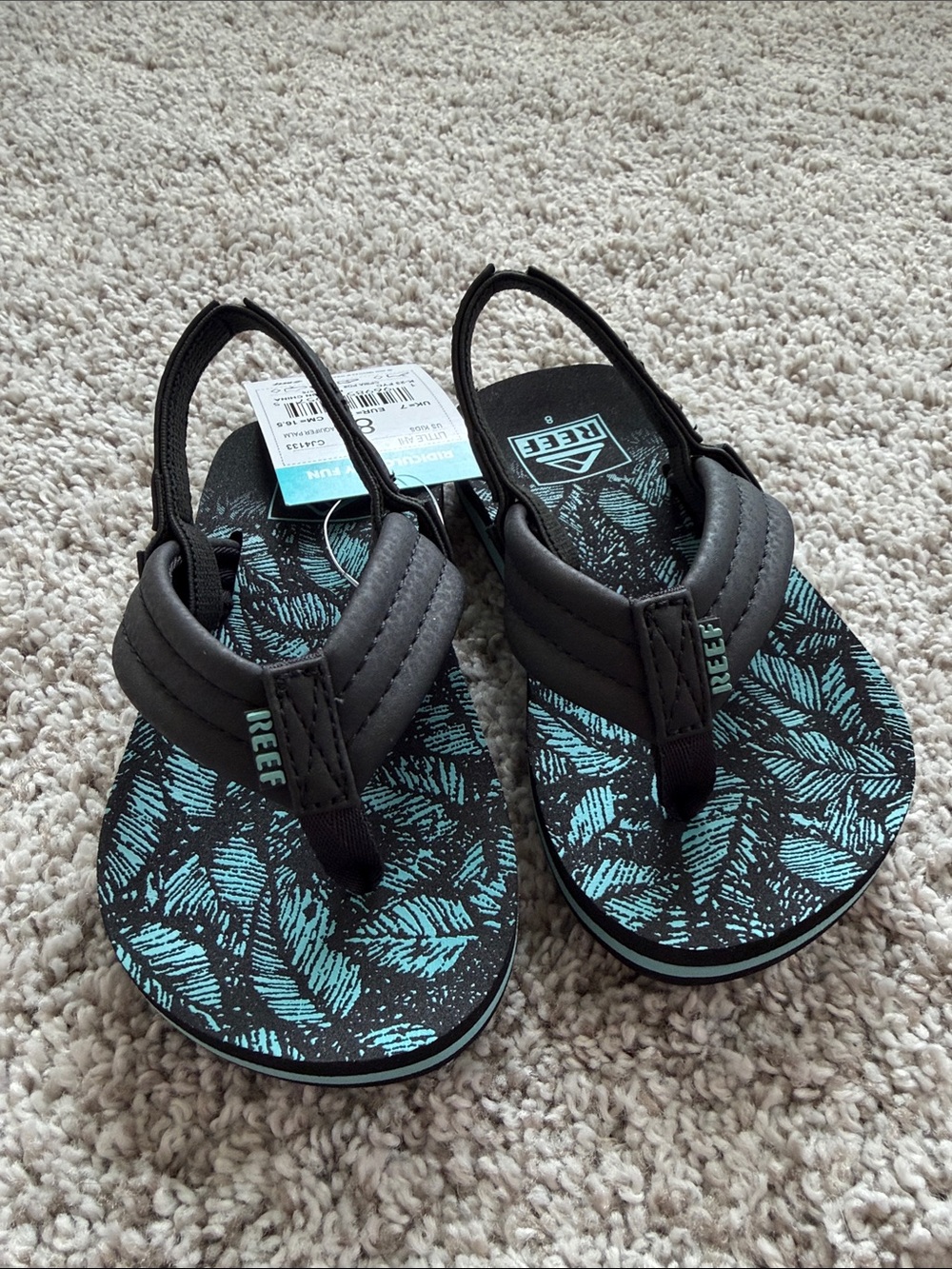 NWT REEF Little Ahi Sandals